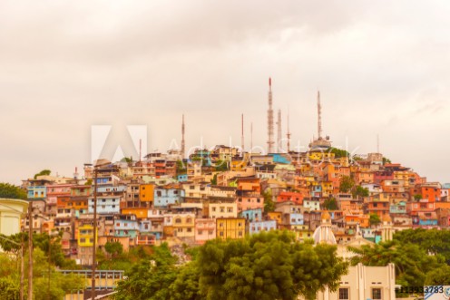 Picture of Santa Ana hill in Guayaquil Ecuador